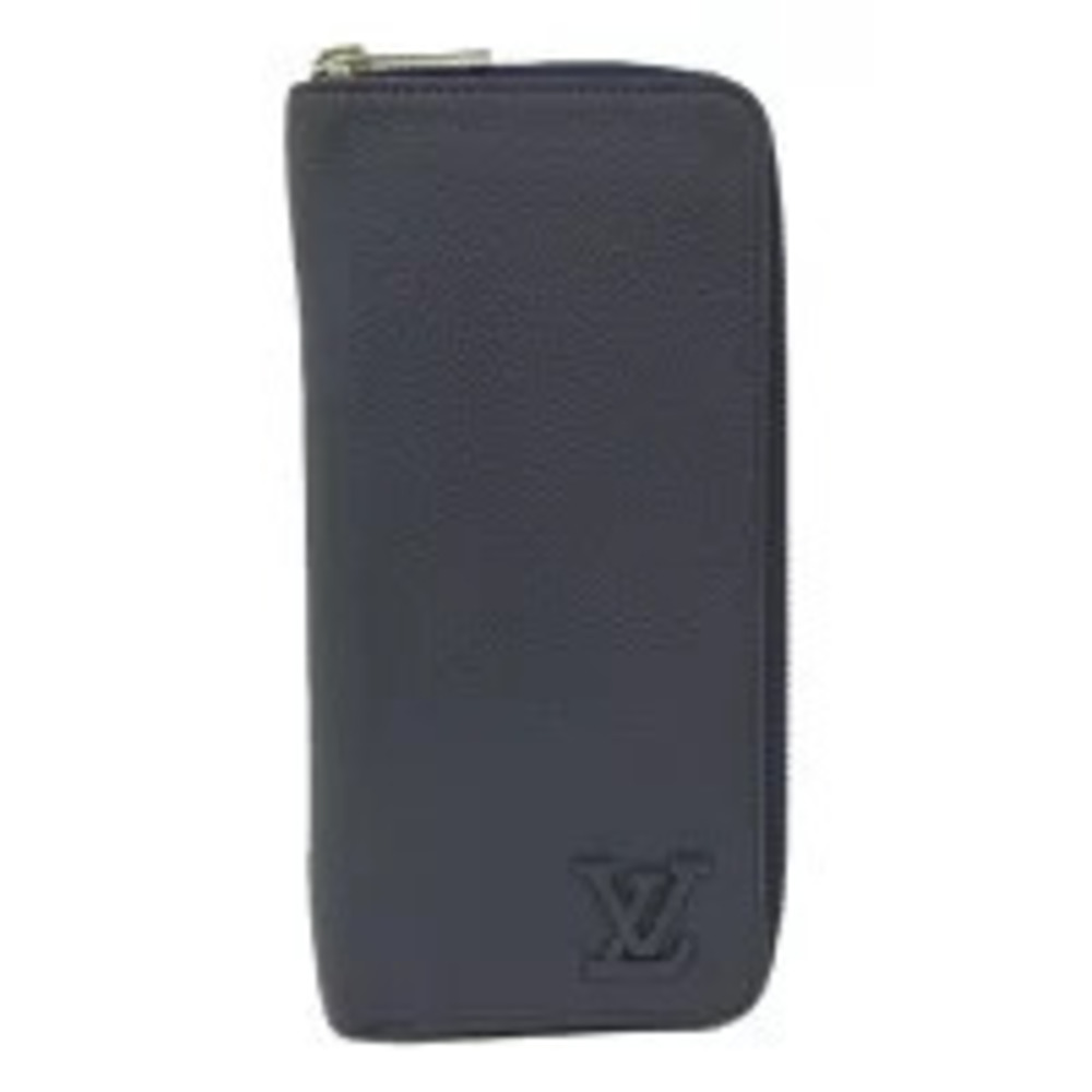 LOUIS VUITTON Zippy Wallet Vertical Aerogram Leather Long